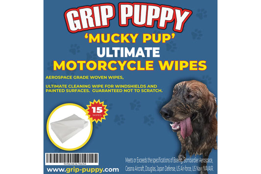Grip Puppies CLEANING WIPES "MUCKY PUP" GRIP PUPPIES