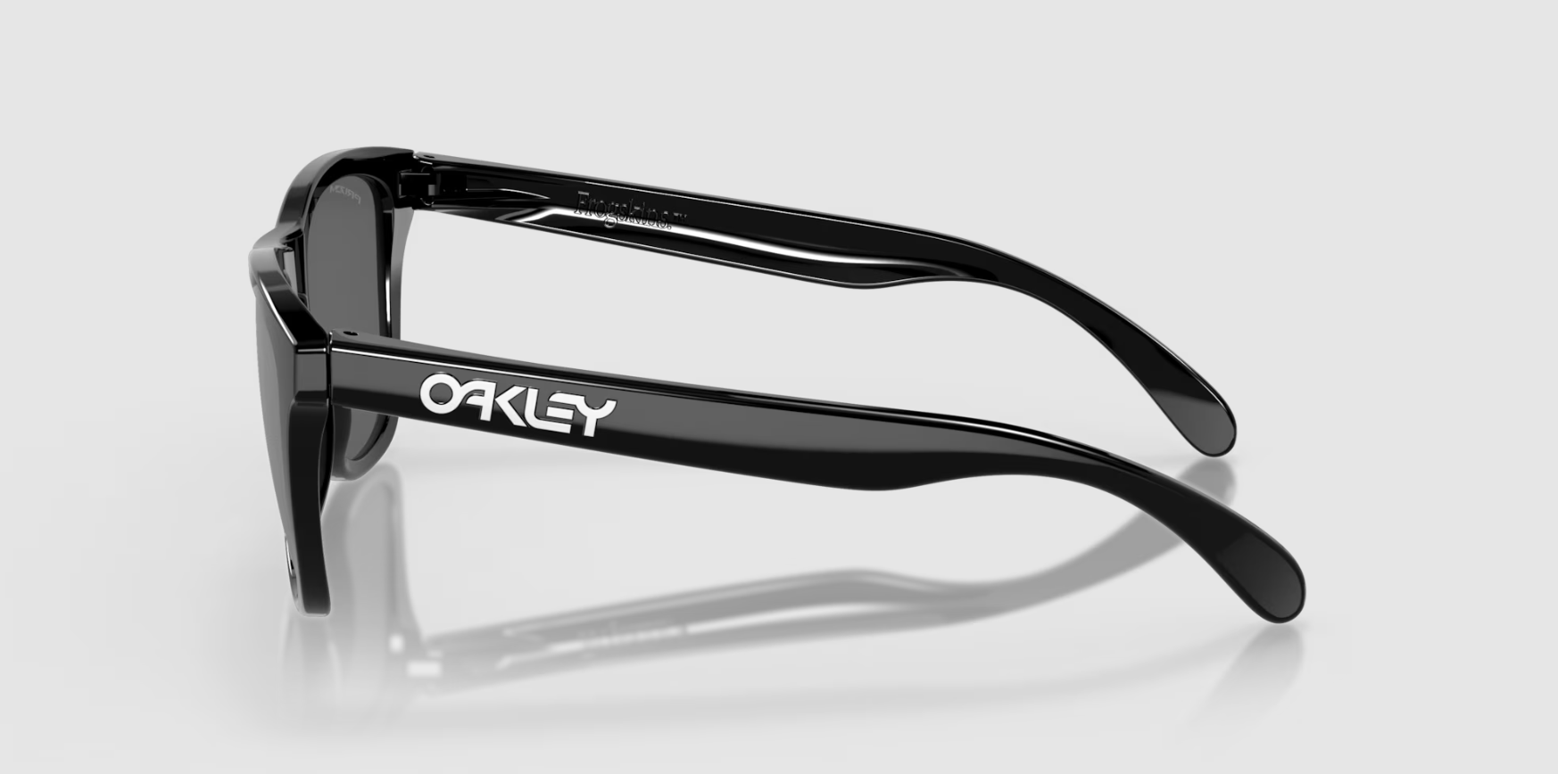 Oakley Frogskins Prizm Black Lenses,  Polished Black Frame Oakley