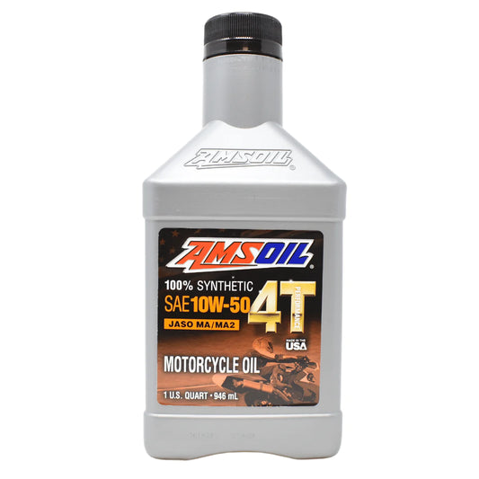 AMSOIL SYNTHETIC 10W50 MOTORCYCLE OIL AMS OIL