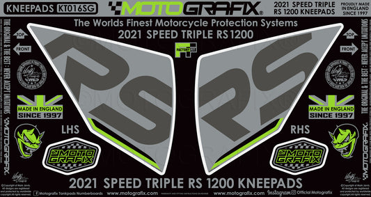 Motografix Tank / Knee Section Paint Protector For Triumph Speed Triple 1200 RS (2021-22) Motografix