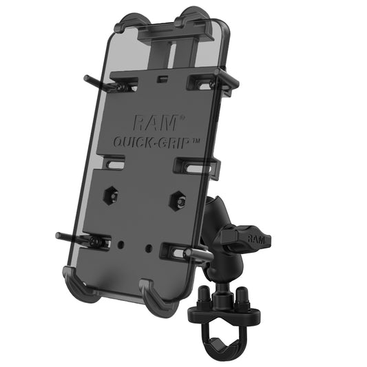 RAM Mount Quick-Grip XL Phone Mount with Handlebar U-Bolt Base ram mount