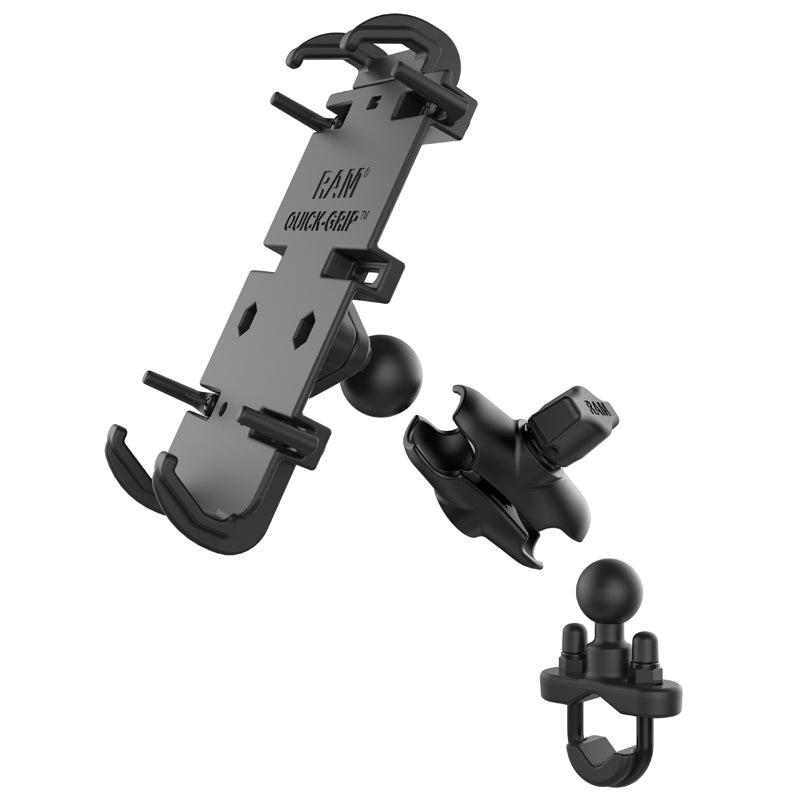 RAM Mount Quick-Grip XL Phone Mount with Handlebar U-Bolt Base ram mount