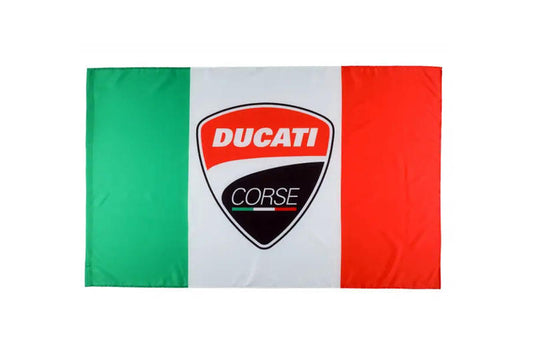 Flag Shield - Ducati Corse (100% Polyester) CNC Racing