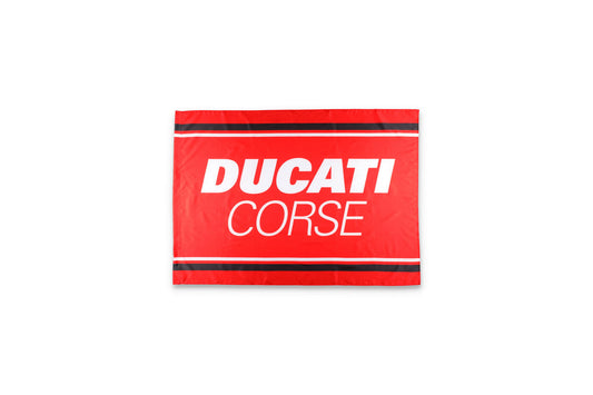 Ducati Racing Flag  - Logo (100% Polyester) CNC Racing