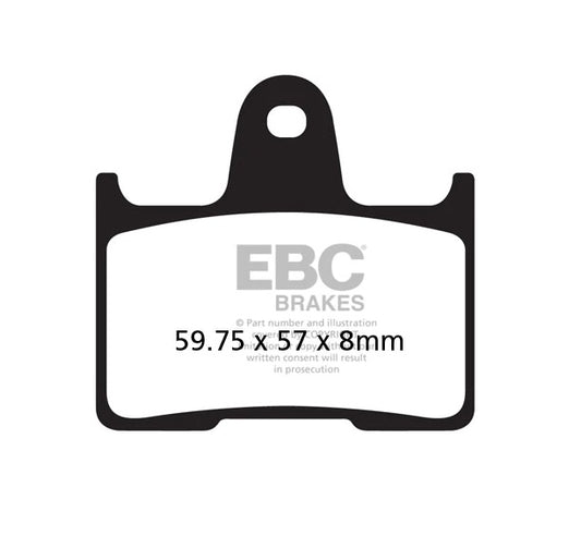 EBC Brake Pad - FA254HH (Rear)