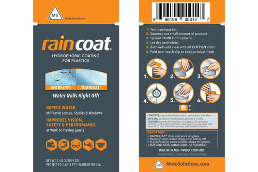 MotoSolutions Rain Coat / Rain Proofing Cream (Pack of 3) MotoSolutions