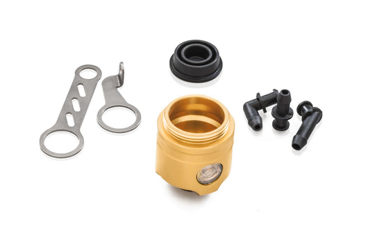 CNC Racing Fluid Reservoir Rear Brake / Clutch 12 ml with Level Window -Only Body (Gold)