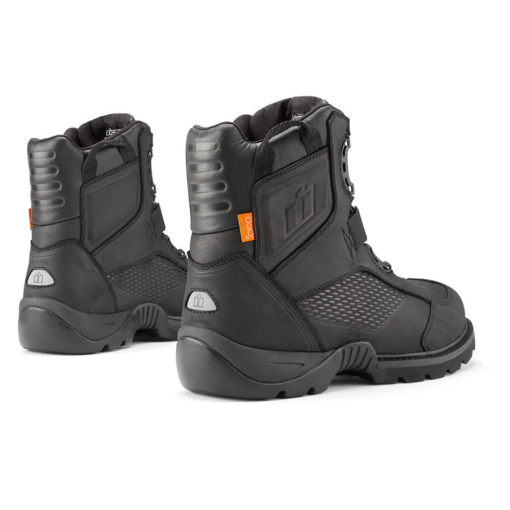 Icon Stormhawk Waterproof Boots - Black Icon