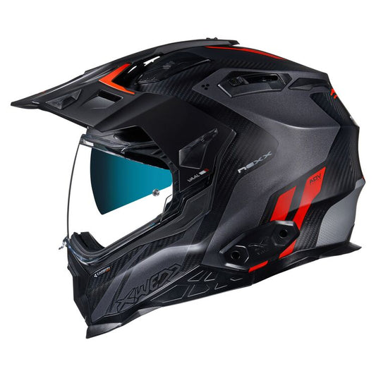 Nexx X.WED2 Vaal Carbon Helmet (Gray/Red)