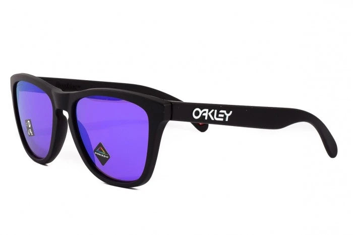 Oakley Frogskins Prizm Violet Lenses,  Matte Black Frame Oakley