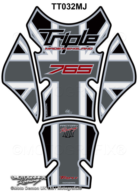 MotoGrafix Tank Pad For Triumph Street Triple 765 (2017-22)