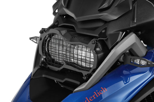 Wunderlich Foldable Head Light Grill For BMW R1250 GS / GSA (Black)