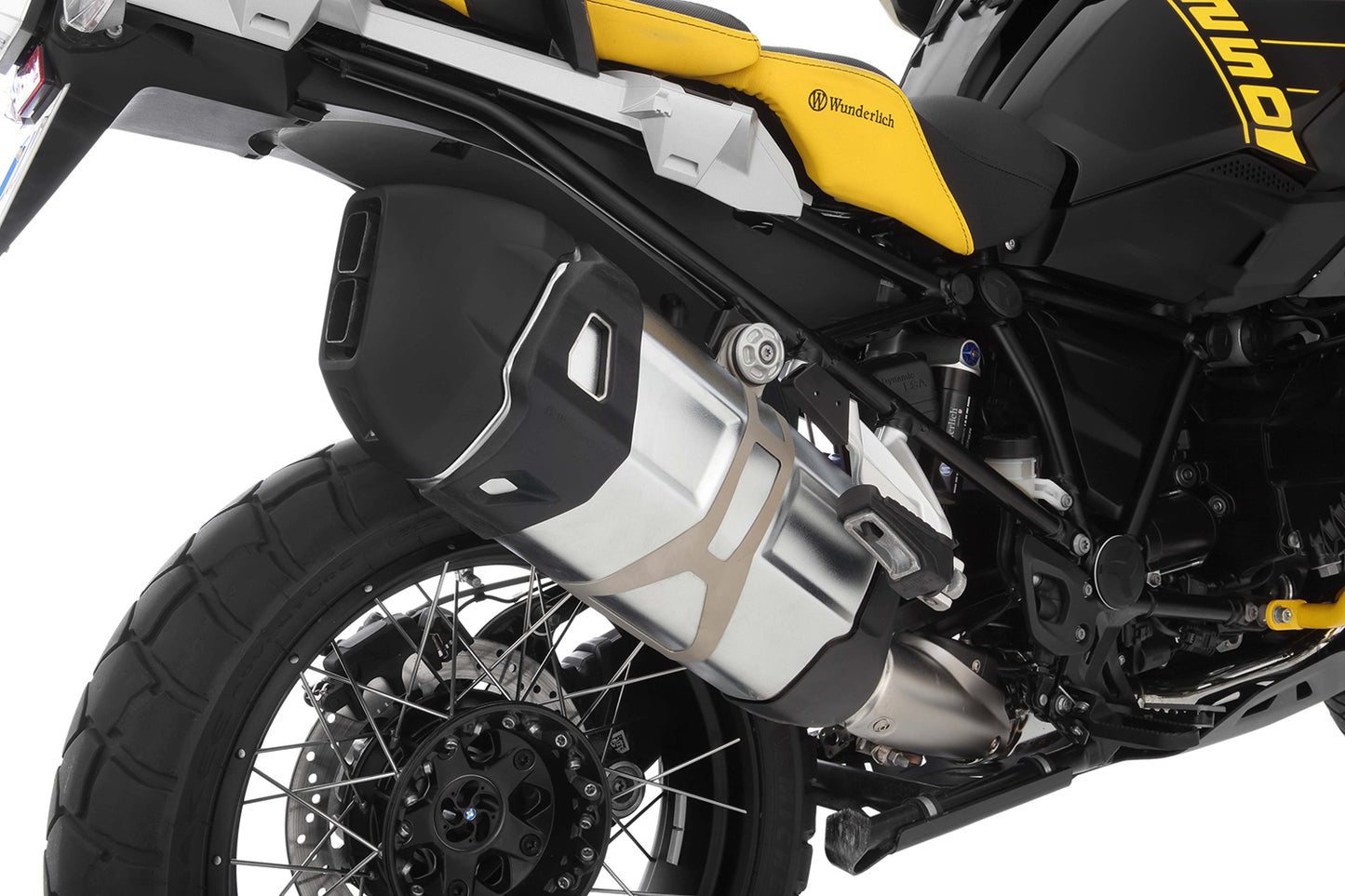 Wunderlich silencer protector For BMW R1200 GS / R1250 GS (Black)