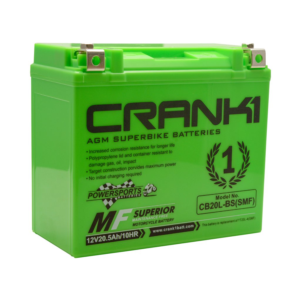 Crank1 CB20L-BS (SMF) Battery
