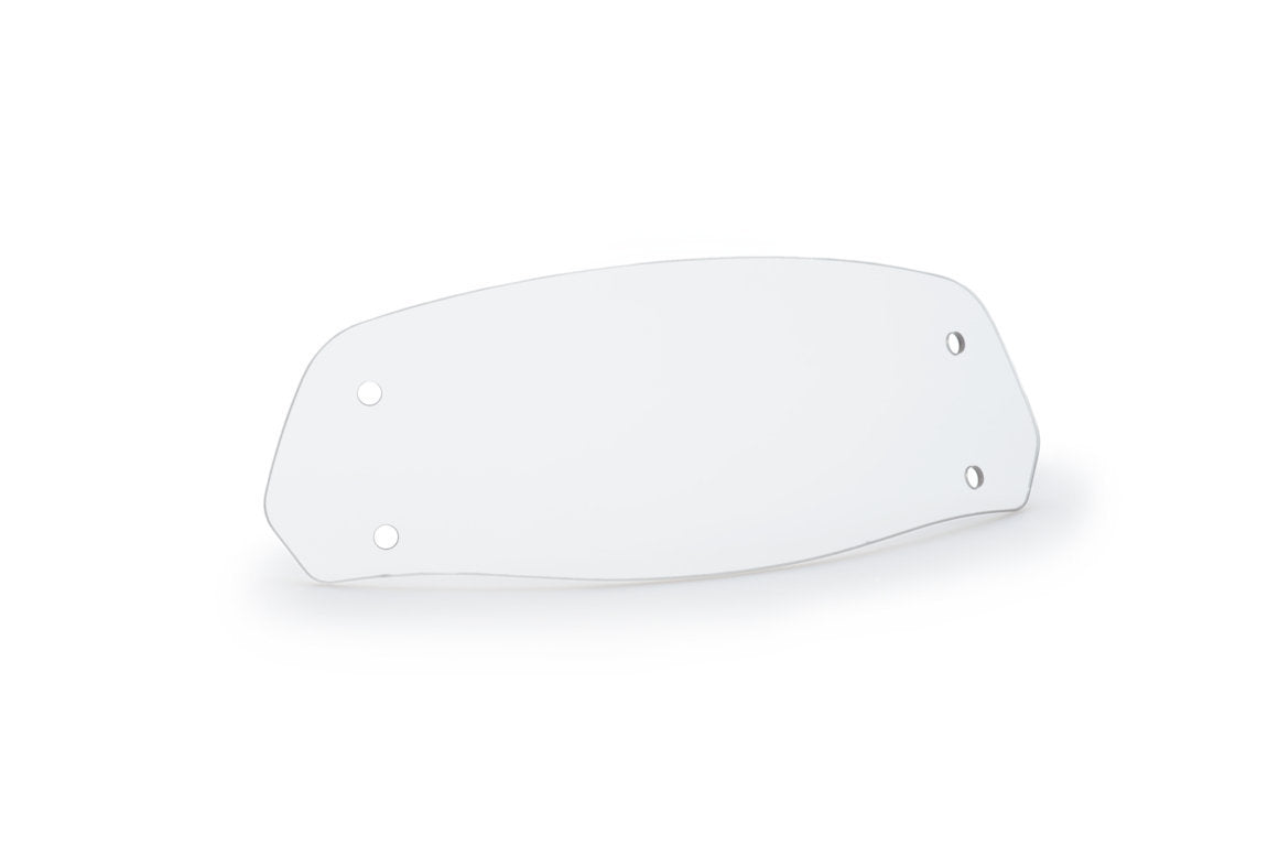 Puig 6872W Clear 250mm x 100mm Multi-Adjustable Replacement Visor