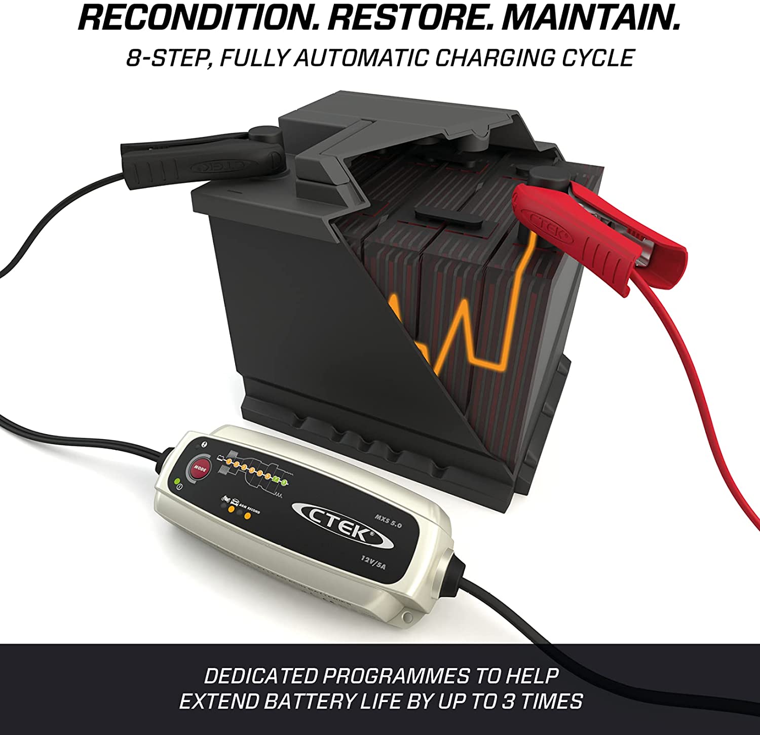 CTEK MXS 5.0 Battery Care Kit
