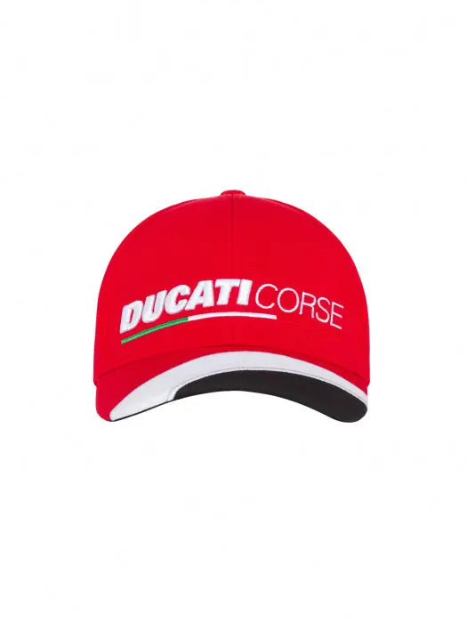 Ducati Corse cap - Red, black and white