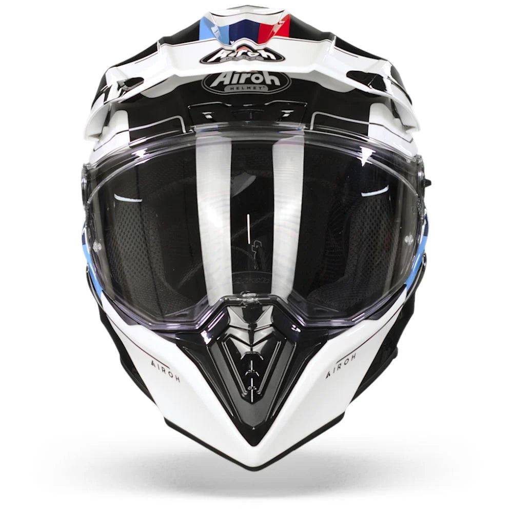 Airoh Commander Boost Enduro Helmet (Skill White Gloss)