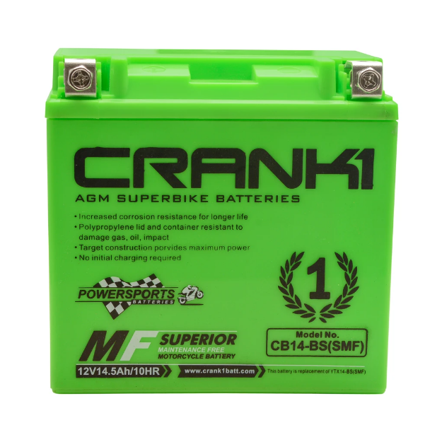 Crank1 CB14-LBS (SMF) Battery CRANK1