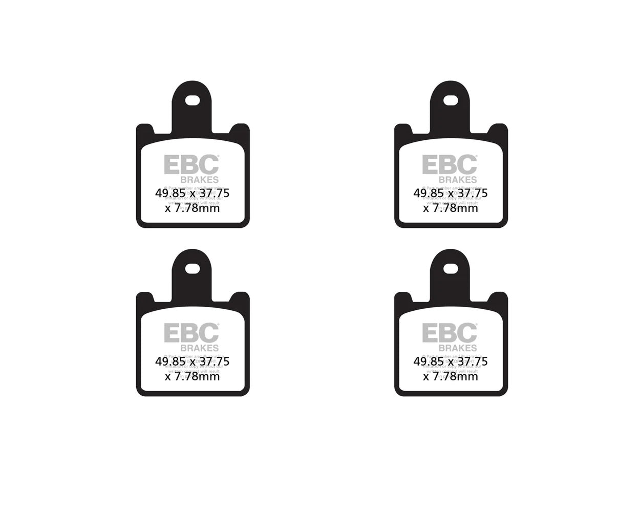 EBC Brake Pad - FA417/4HH EBC
