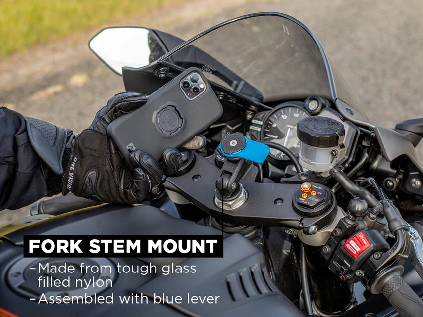 Quad Lock Motorcycle Fork Stem Mount
