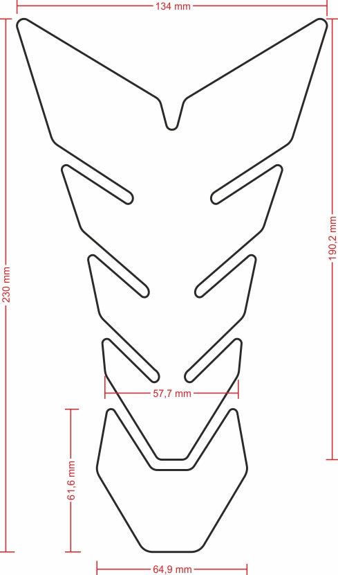 OneDesign CG BK Skull Edition Tank Pad