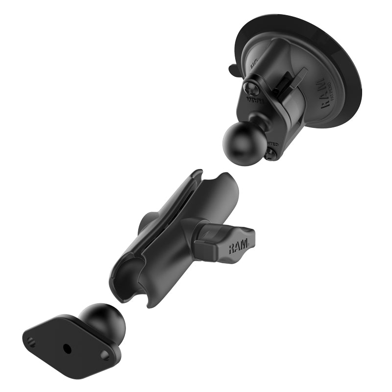 RAM Mount Twist Lock Suction Cup Double Ball Mount