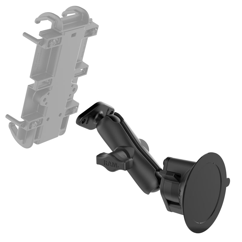 RAM Mount Twist Lock Suction Cup Double Ball Mount