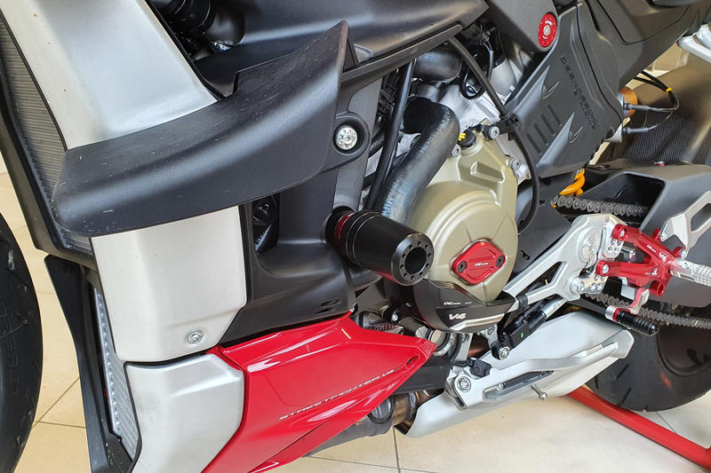 CNC Racing Frame crash protections Ducati Streetfighter V4