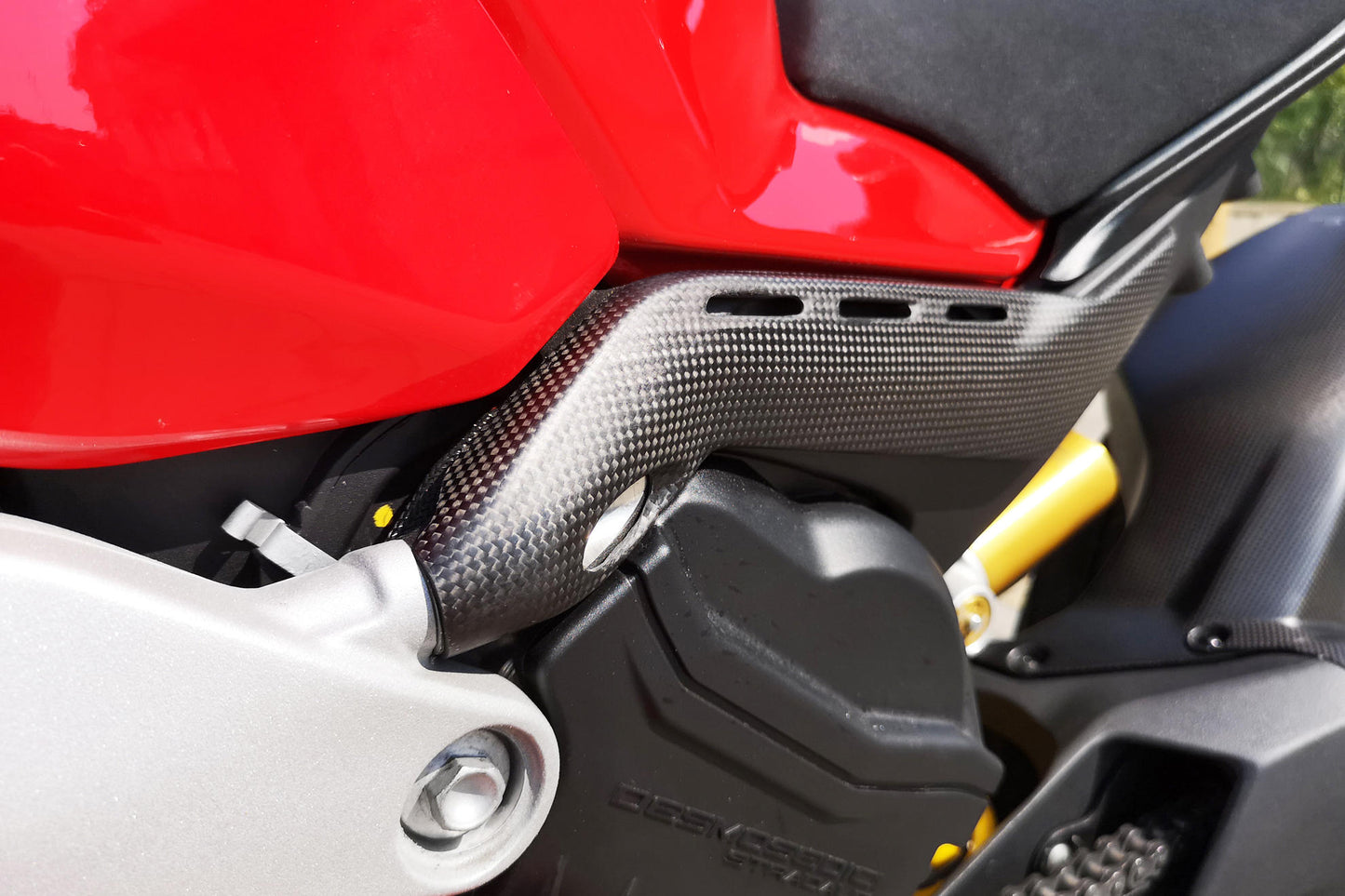 CNC Racing Rear Subframe Covers Ducati Panigale V4 - (Matt Carbon)