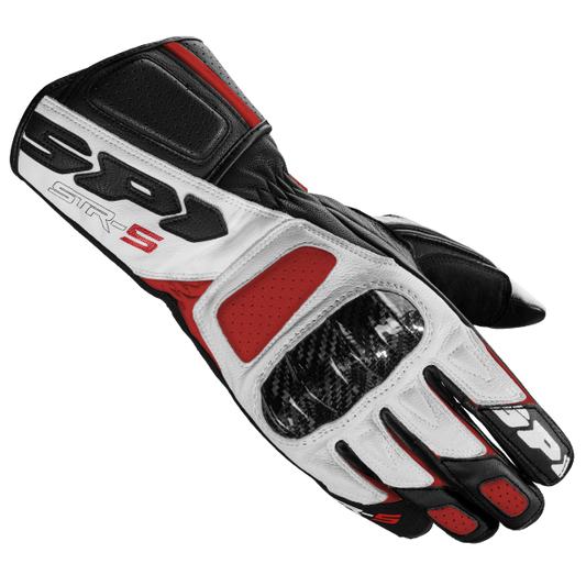 Spidi STR-5 Gloves (Blk/Wht/Red)