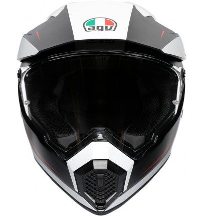 AGV AX9 Pacific Road Helmet (Black/White/Red)
