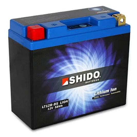 Battery - Shido Lithium Motorcycle Battery - LT12B-BS LION