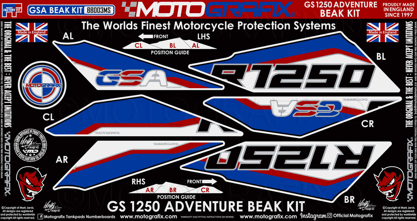 Motografix Beak Paint Protector For BMW R1250GS Adventure (2019)