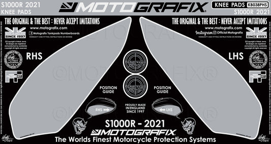 Motografix Tank / Knee Section Paint Protector For BMW S1000R Sport (2021+) Motografix