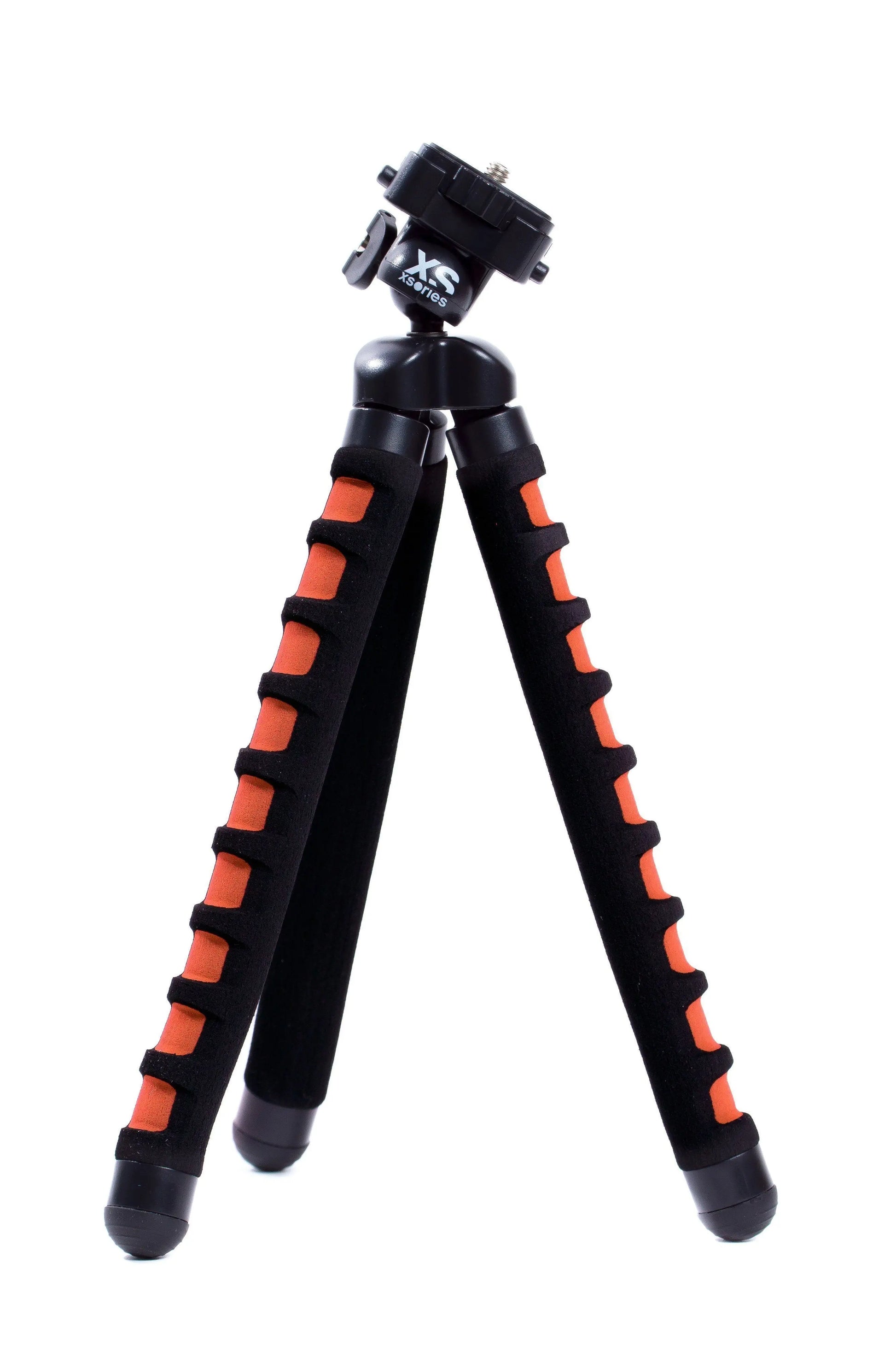 Camera Accessories - X-Sories Big Bendy Tripod With Ball Head (Colors Available In Black-Orange, Grey & Red)