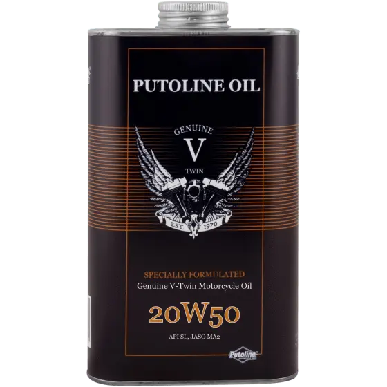 Cleaning Product - Putoline Oil Genuine V-Twin 20W-50 (1000ML)