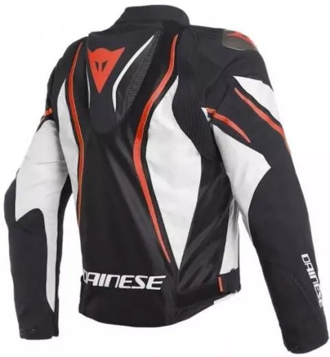 Dainese Estrema Air Tex Jacket (Black/White/Fluo Red) Dainese