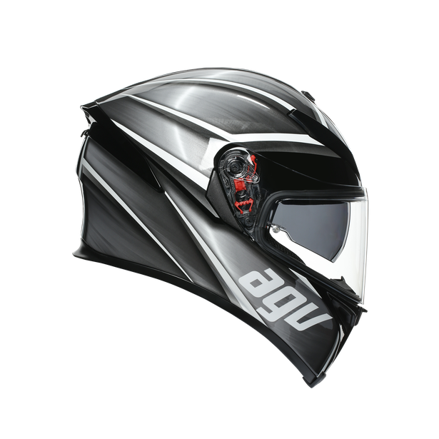 AGV K5S Tempest Helmet (Black/Silver)
