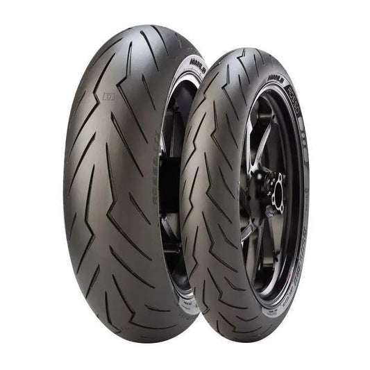 Pirelli Tyres | Motorcycle Tyres - Pirelli Diablo Rosso III Tyre's (Sizes Available- 120/70 ZR 17, 180/60 ZR 17, 180/55/ZR17 73W,190/55 ZR 17 & 200/55 ZR 17)